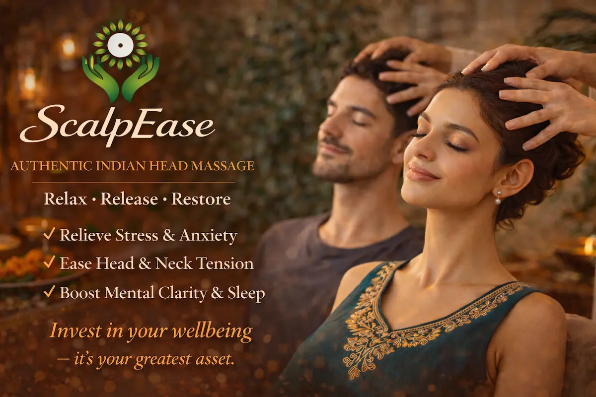 ScalpEase — Authentic Indian Head Massage