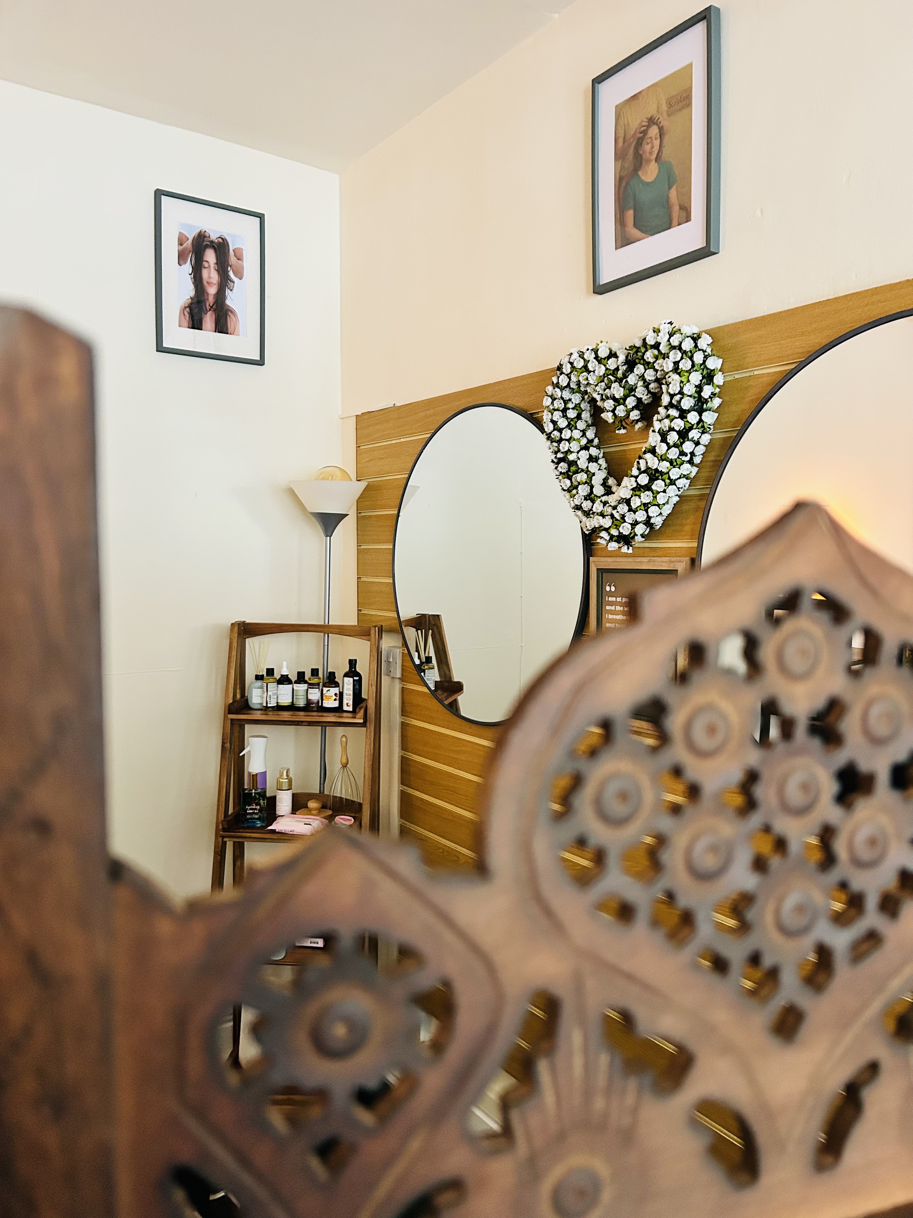 Treatment products and mirrors